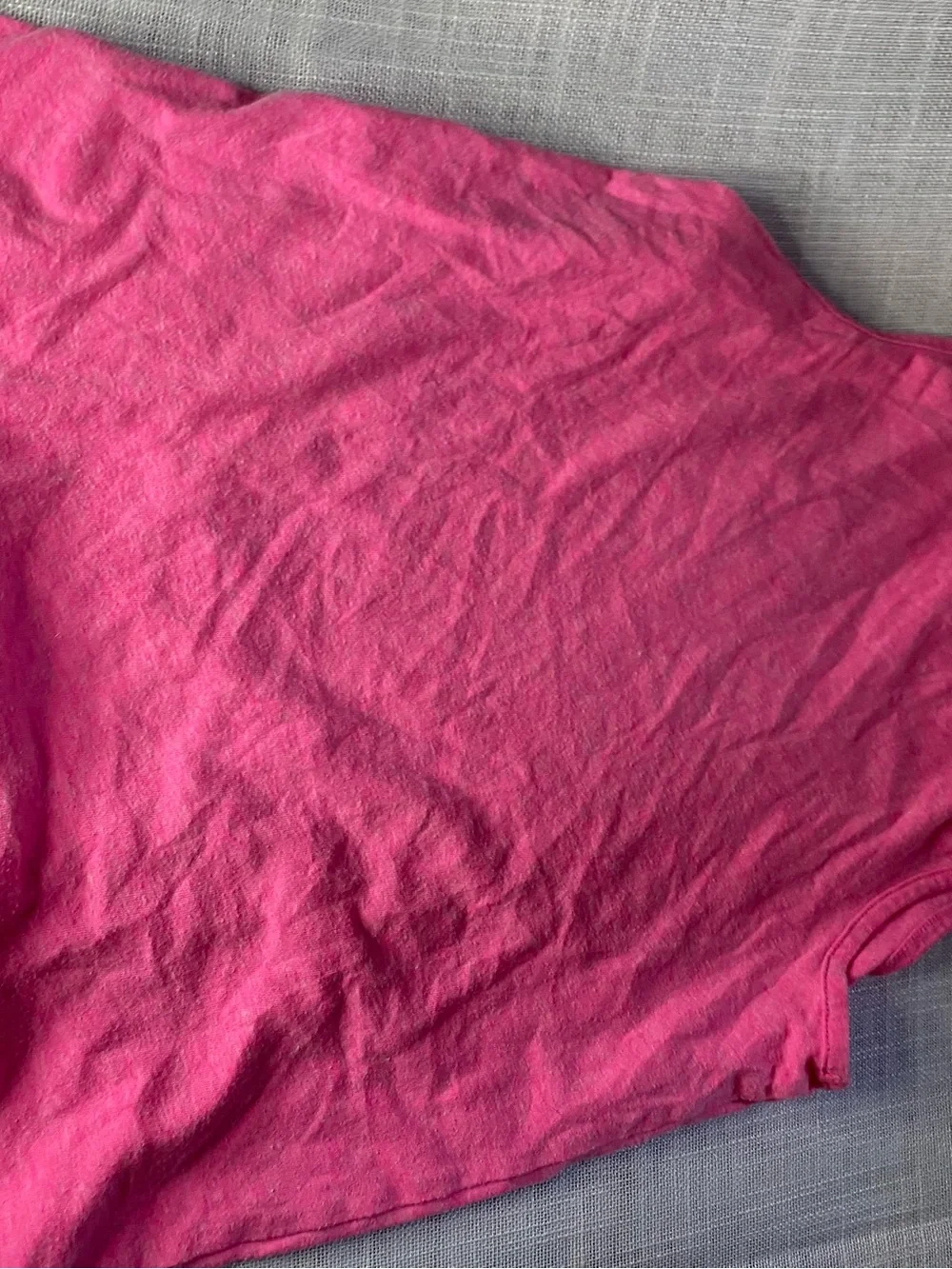 Justice Pink Tank Top with 'You Are Unique' Pocket Graphic